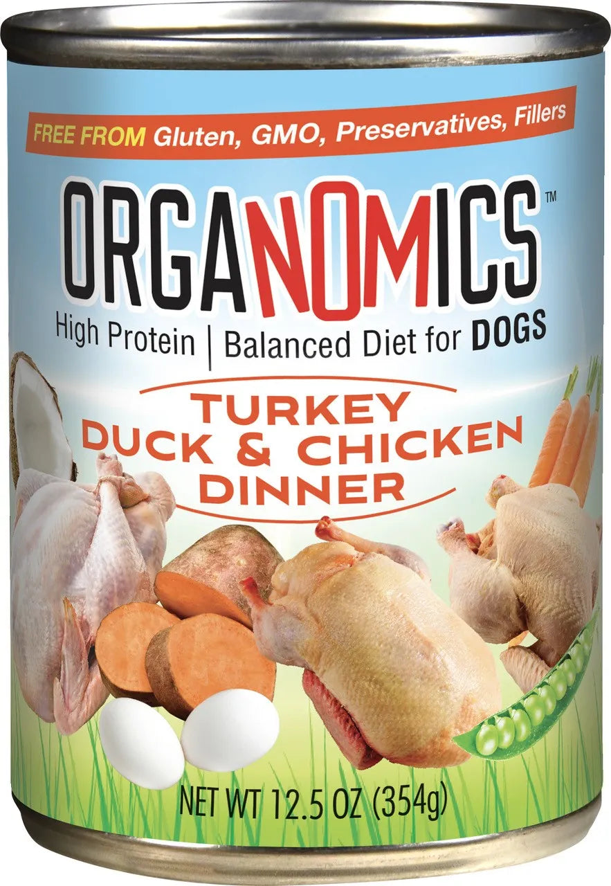 Organomics Turkey, Duck & Chicken Dinner Canned Dogs Food