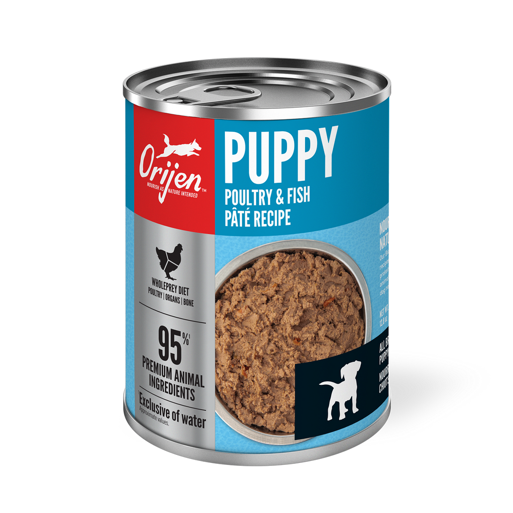 Orijen Premium Puppy Poultry & Fish Pate Canned Dog Food