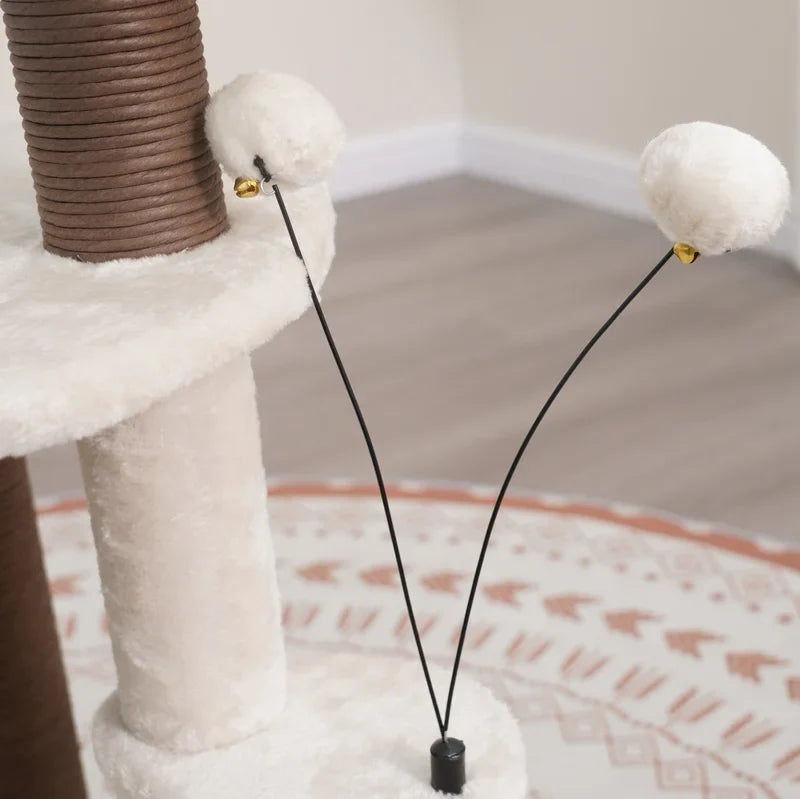 PetPals Quartz 3 Level Eco-Friendly Cat Tree