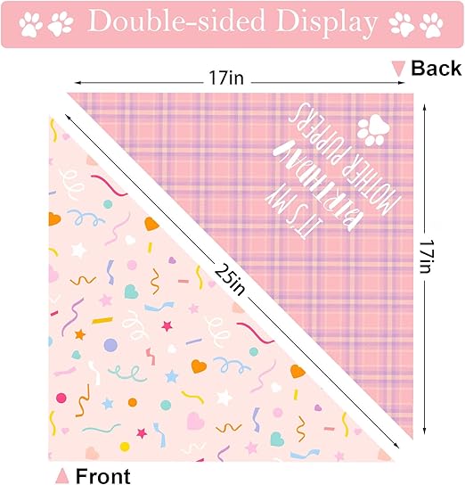 Pet Birthday Bandana Large