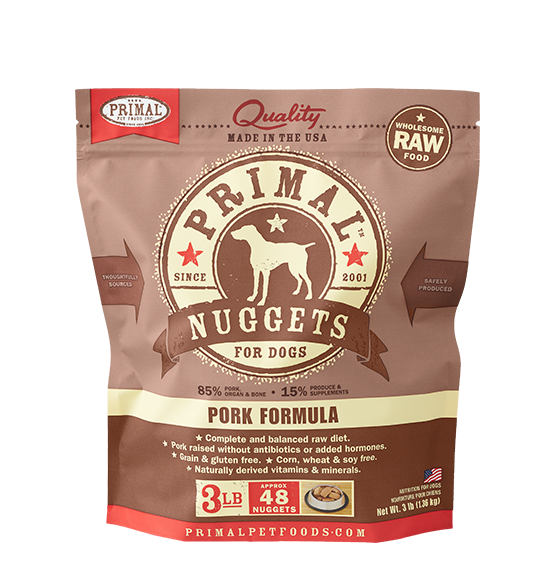 Primal Frozen Raw Pork for Dog