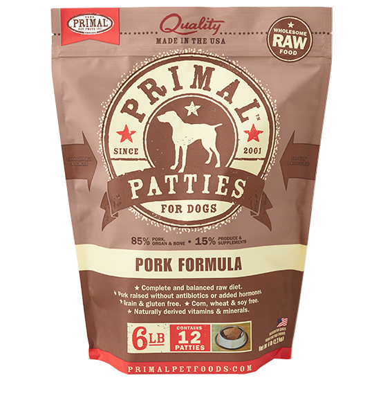 Primal Frozen Raw Pork for Dog