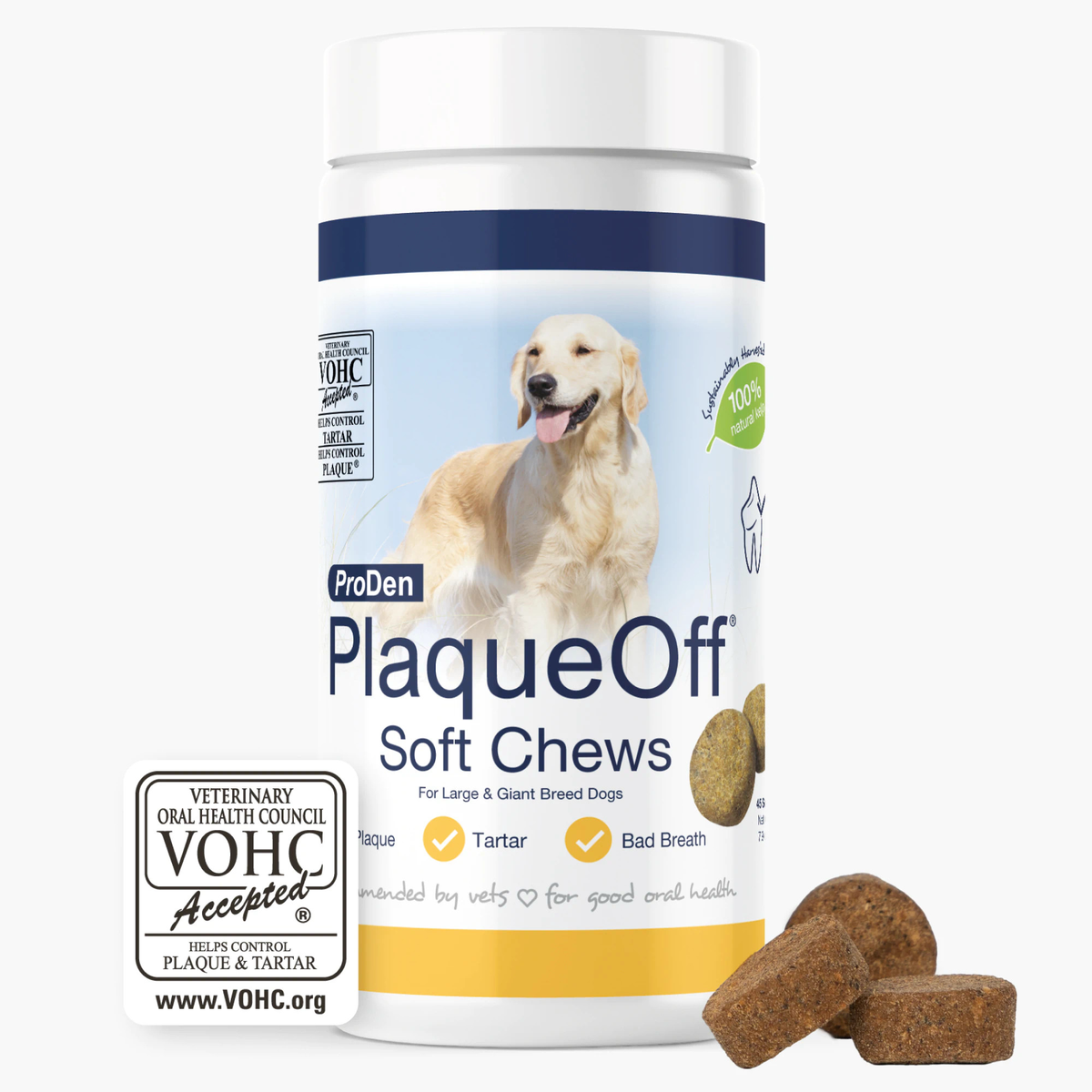 ProDen PlaqueOff Soft Chews - Large & Giant Breed Dogs