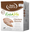 NutriSource PureVita Grain Free Chicken Entrée Tetra Pak Wet Dog Food