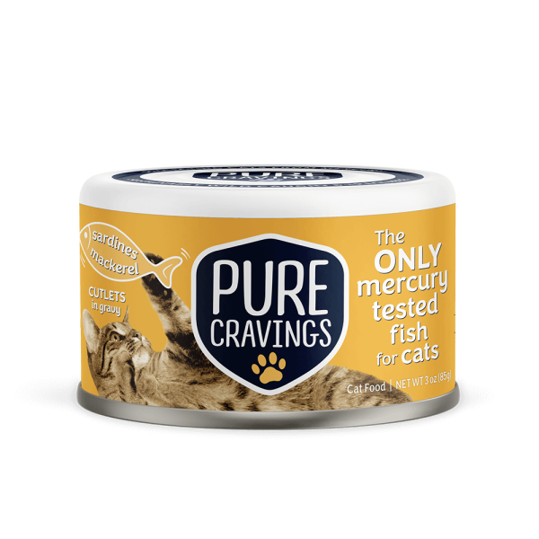 Pure Cravings Cutlets In Gravy Mackerel & Sardines Canned Cat Food
