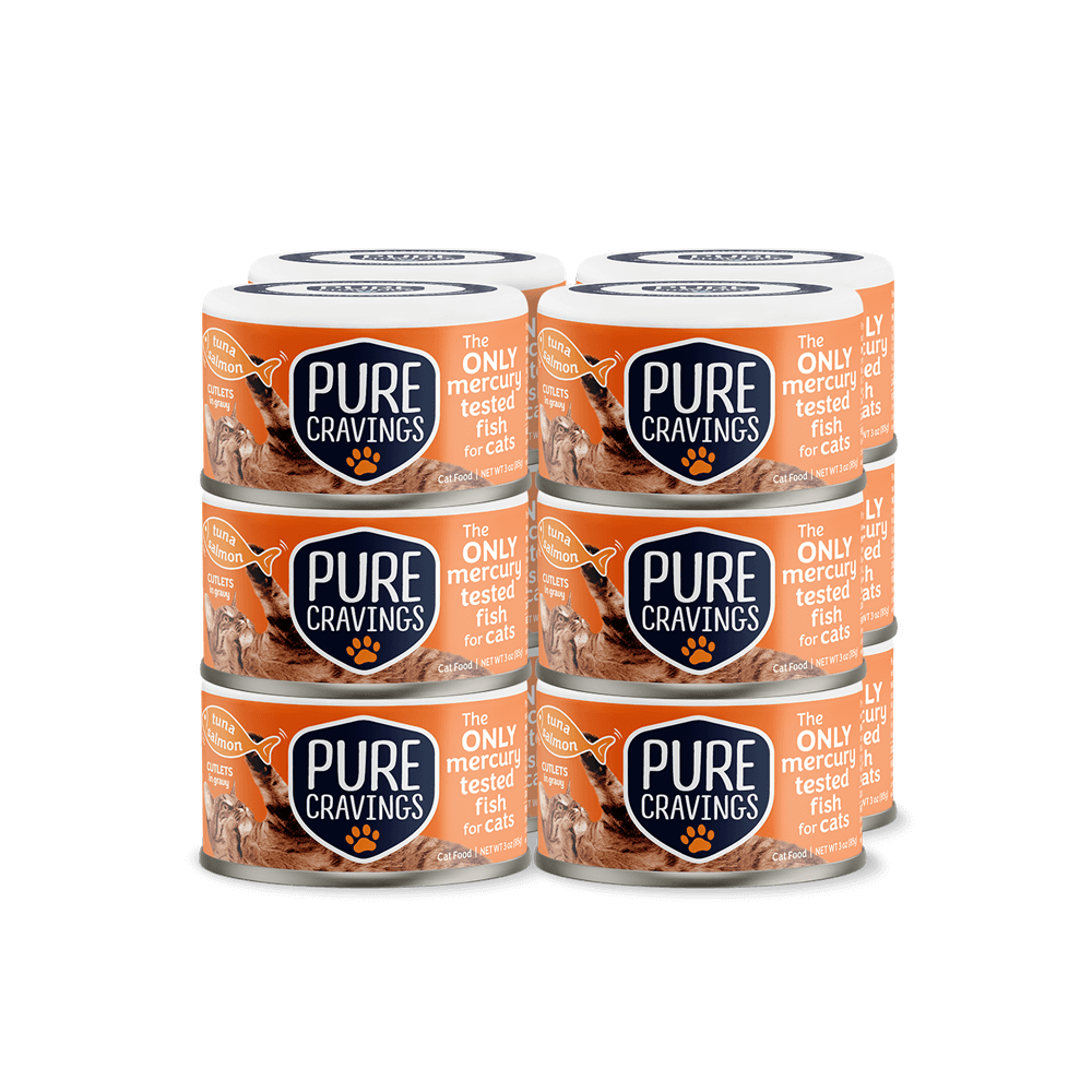 Pure Cravings Cutlets In Gravy Tuna & Salmon Canned Cat Food
