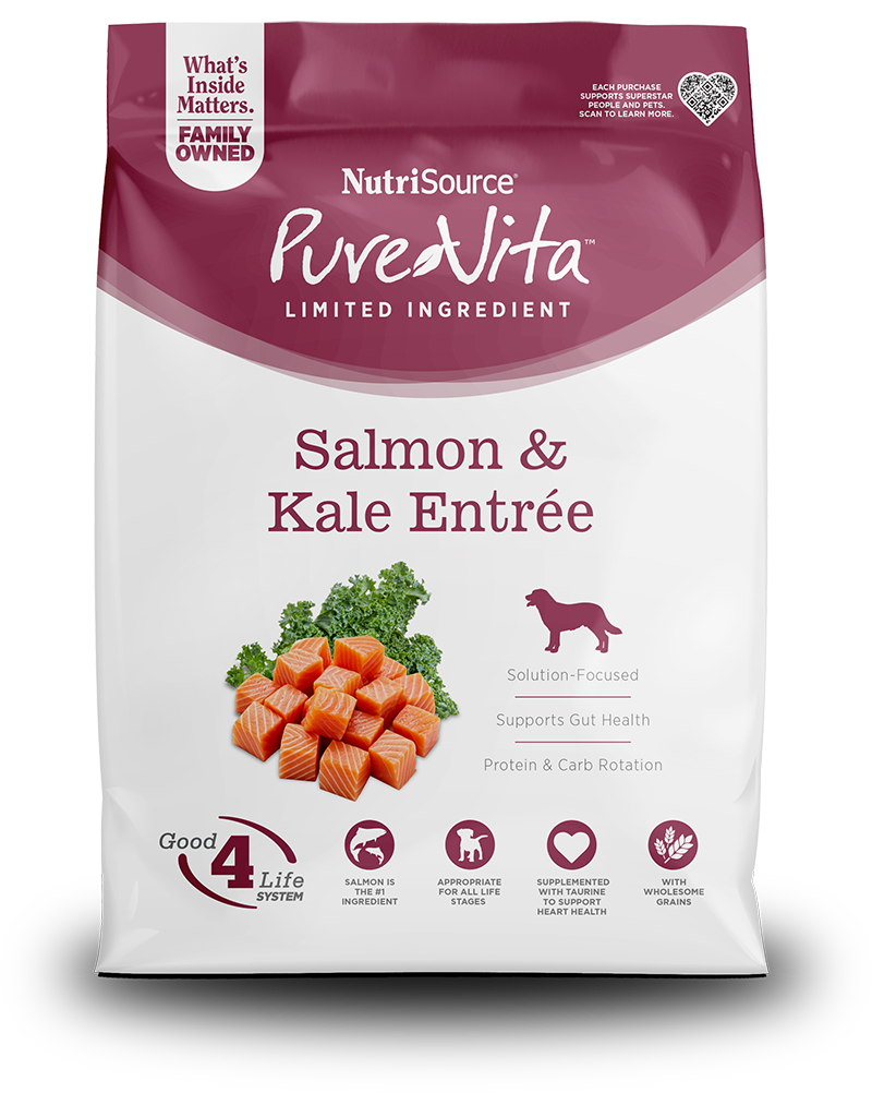 NutriSource PureVita Salmon & Kale Dry Dog Food