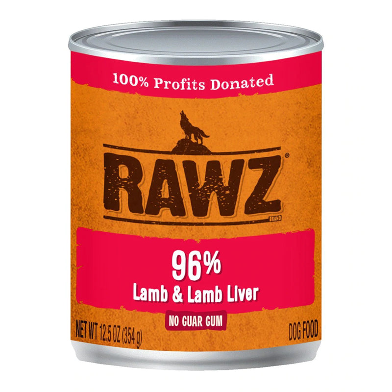 RAWZ 96% Lamb & Lamb Liver Canned Dog Food