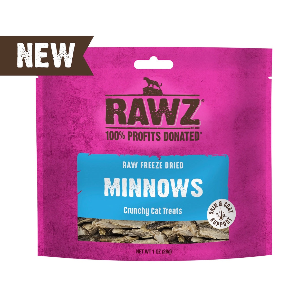 RAWZ Minnows Freeze Dried Cat Treats