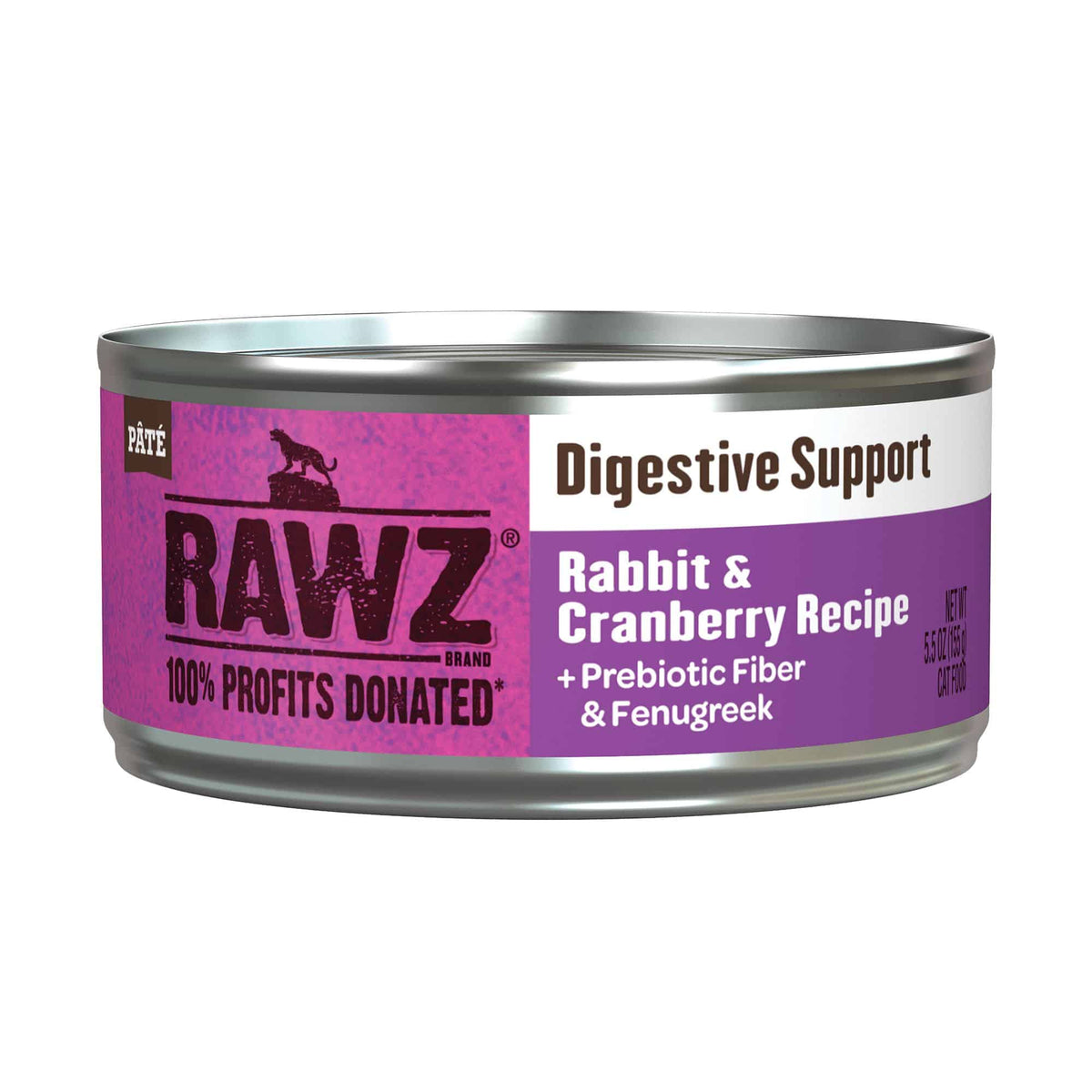 RAWZ Solutions Digestive Support Rabbit & Cranberry Canned Cat Food