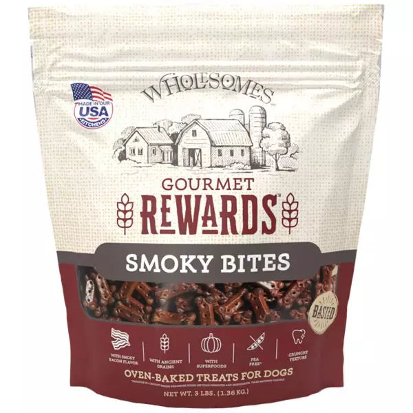 SPORTMiX Wholesomes Rewards Smoky Bites Dog Treats