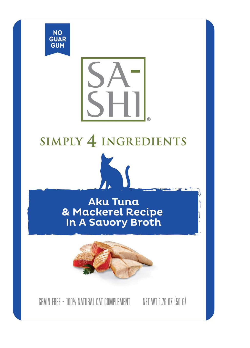 Sa-Shi Tuna & Mackerel Recipe Cat Food Pouch