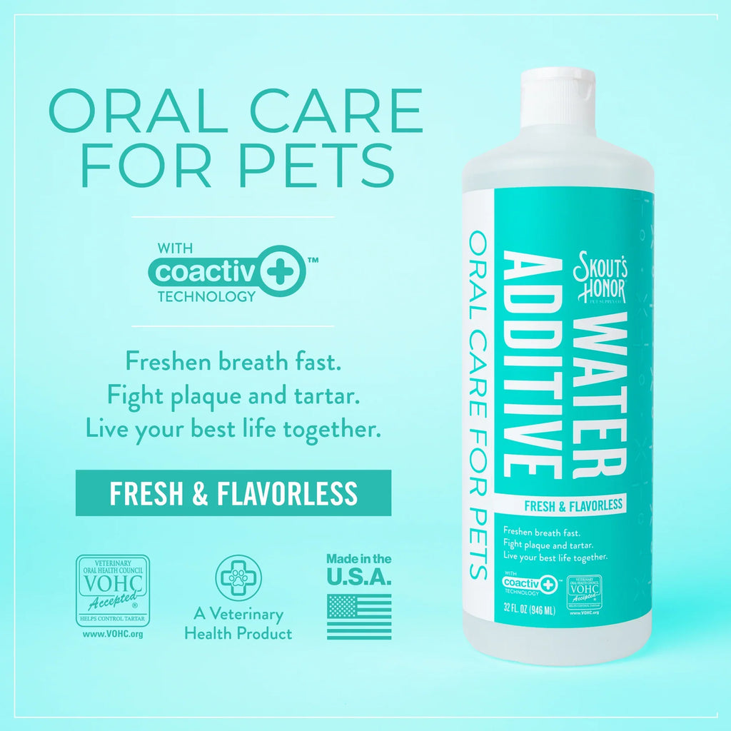 Skout's Honor Oral Care Pet Water Additive Fresh & Flavorless