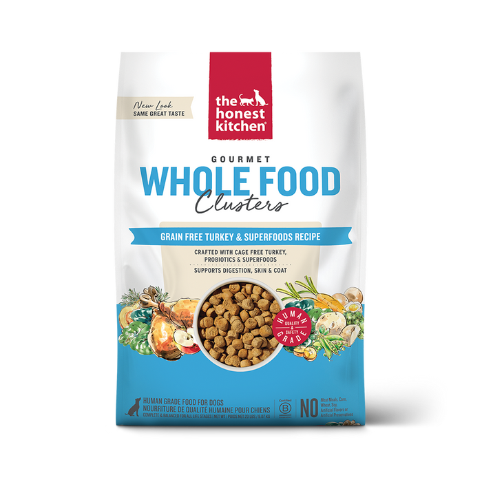 The Honest Kitchen Grain Free Turkey Recipe Whole Food Clusters Dry Dog Food