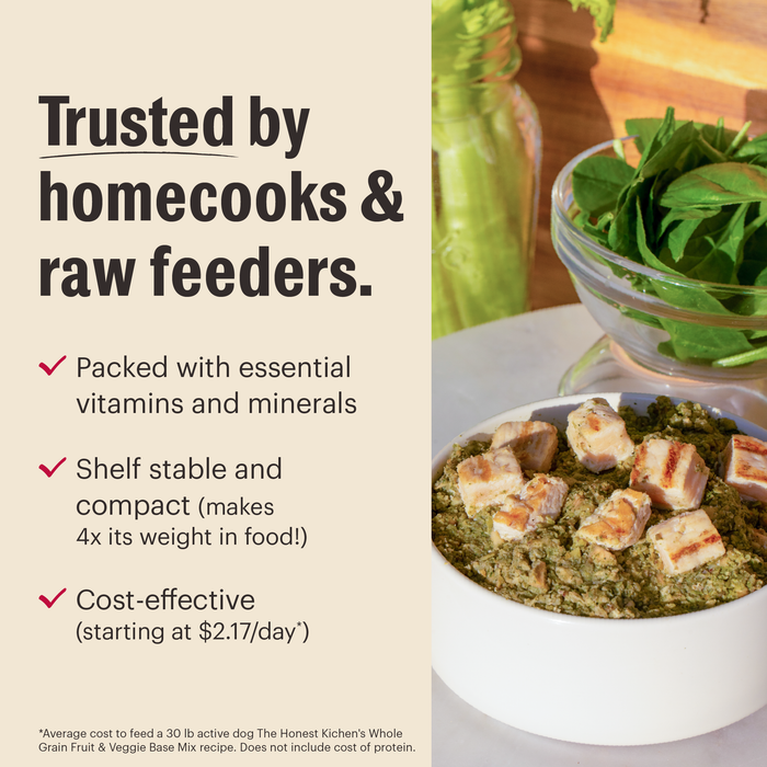 The Honest Kitchen Grain Free Fruit & Veggie Recipe Dog Food Base Mix