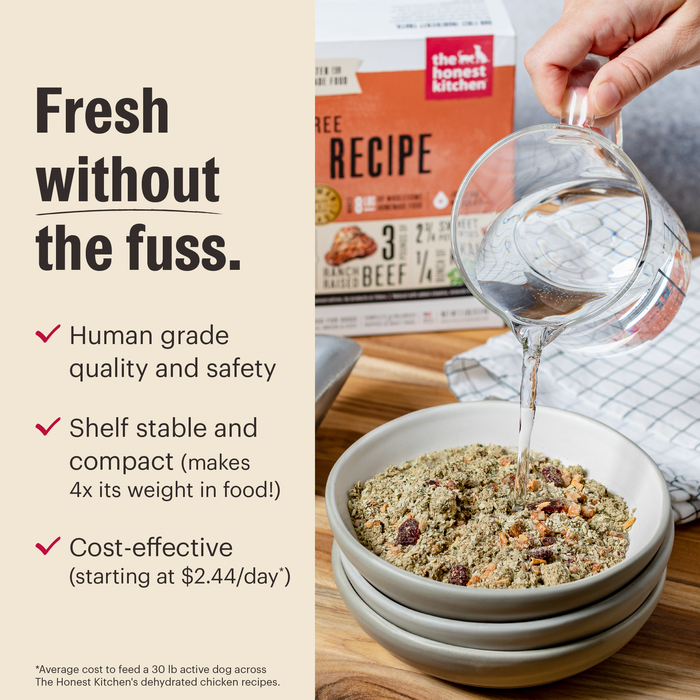 The Honest Kitchen Whole Grain Turkey Recipe Dehydrated Dog Food