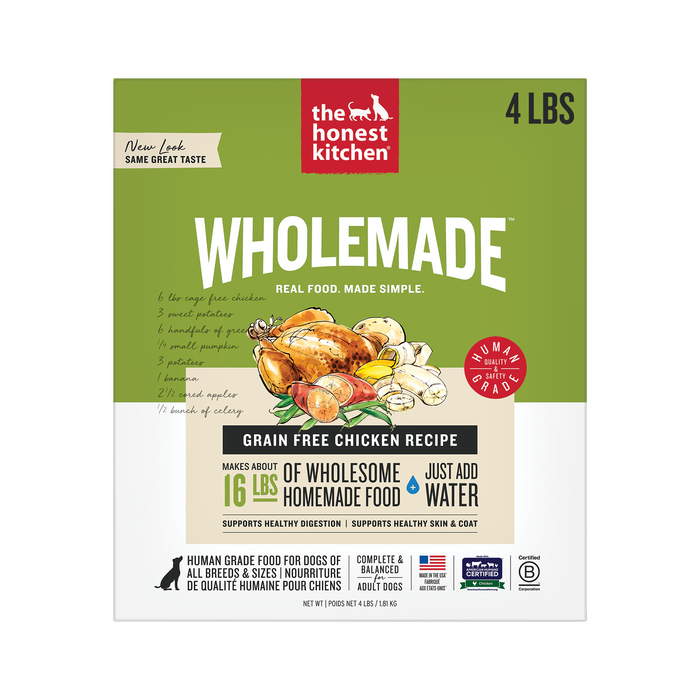 The Honest Kitchen Grain Free Chicken Recipe Dehydrated Dog Food