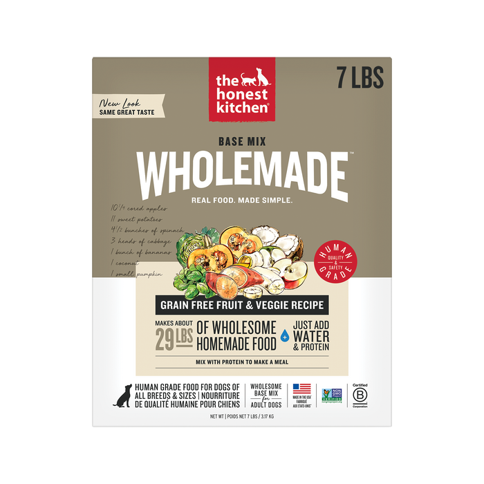 The Honest Kitchen Grain Free Fruit & Veggie Recipe Dog Food Base Mix