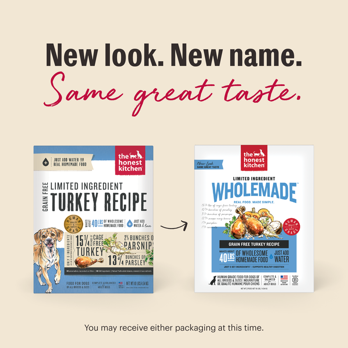 The Honest Kitchen Limited Ingredient Turkey Recipe Dehydrated Dog Food