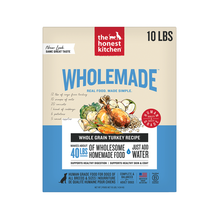 The Honest Kitchen Whole Grain Turkey Recipe Dehydrated Dog Food