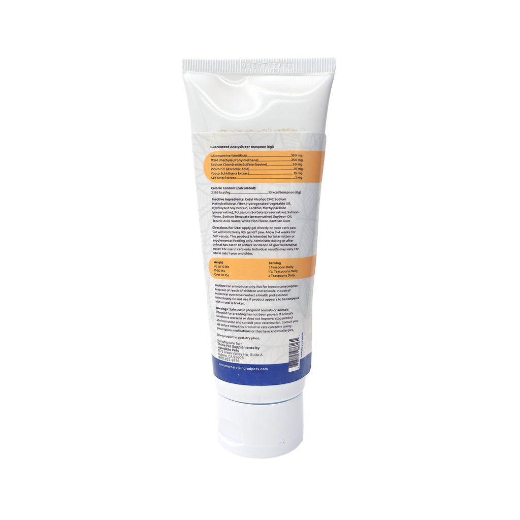 Thrive Pet Supplements Joint Paw Gel for Cats