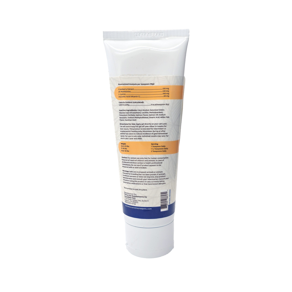 Thrive Pet Supplements Urinary Paw Gel for Cats