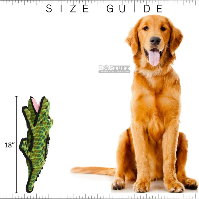Tuffy's Ocean Creatures Gary Gator Dog Toy