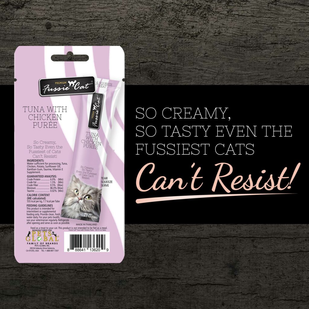 Fussie Cat Puree Tuna & Chicken Cat Treat