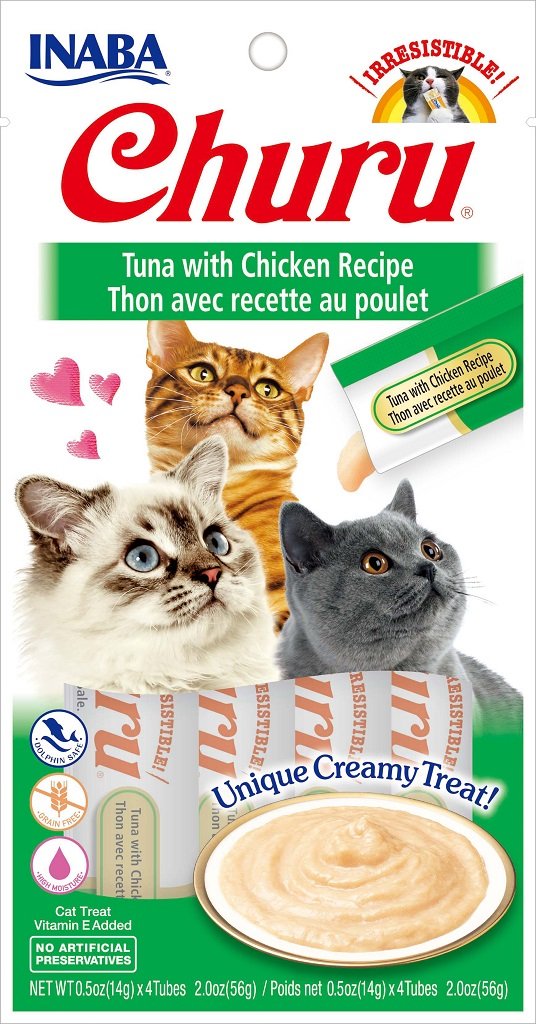 Inaba Churu Purée Tuna With Chicken Cat Treat