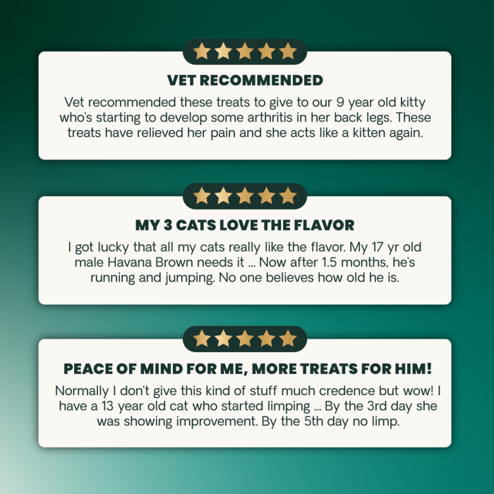Vetriscience Ultimate Strength Healthy Hip & Joint Soft Chews Chicken Flavor For Cats
