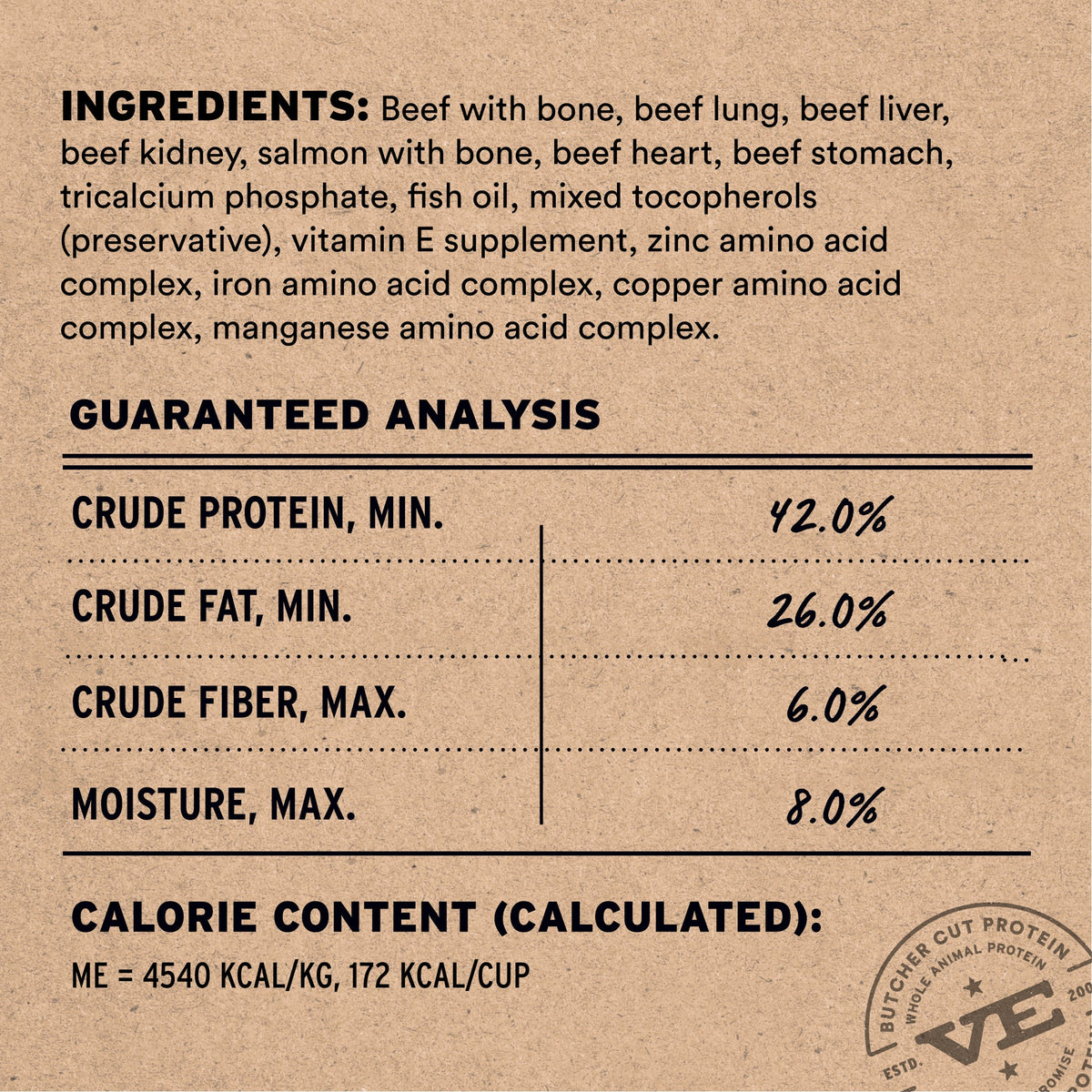 Vital Essentials Freeze Dried Beef & Salmon Soft Nibs Dog Food