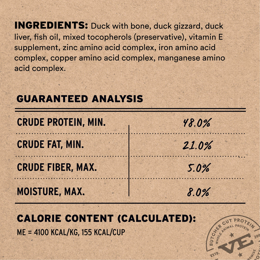 Vital Essentials Freeze Dried Duck Soft Nibs Cat Food