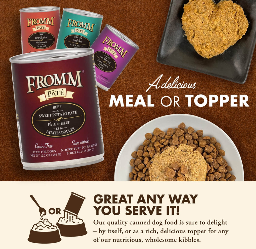 Fromm Pate Beef & Sweet Potato Pate Food for Dogs
