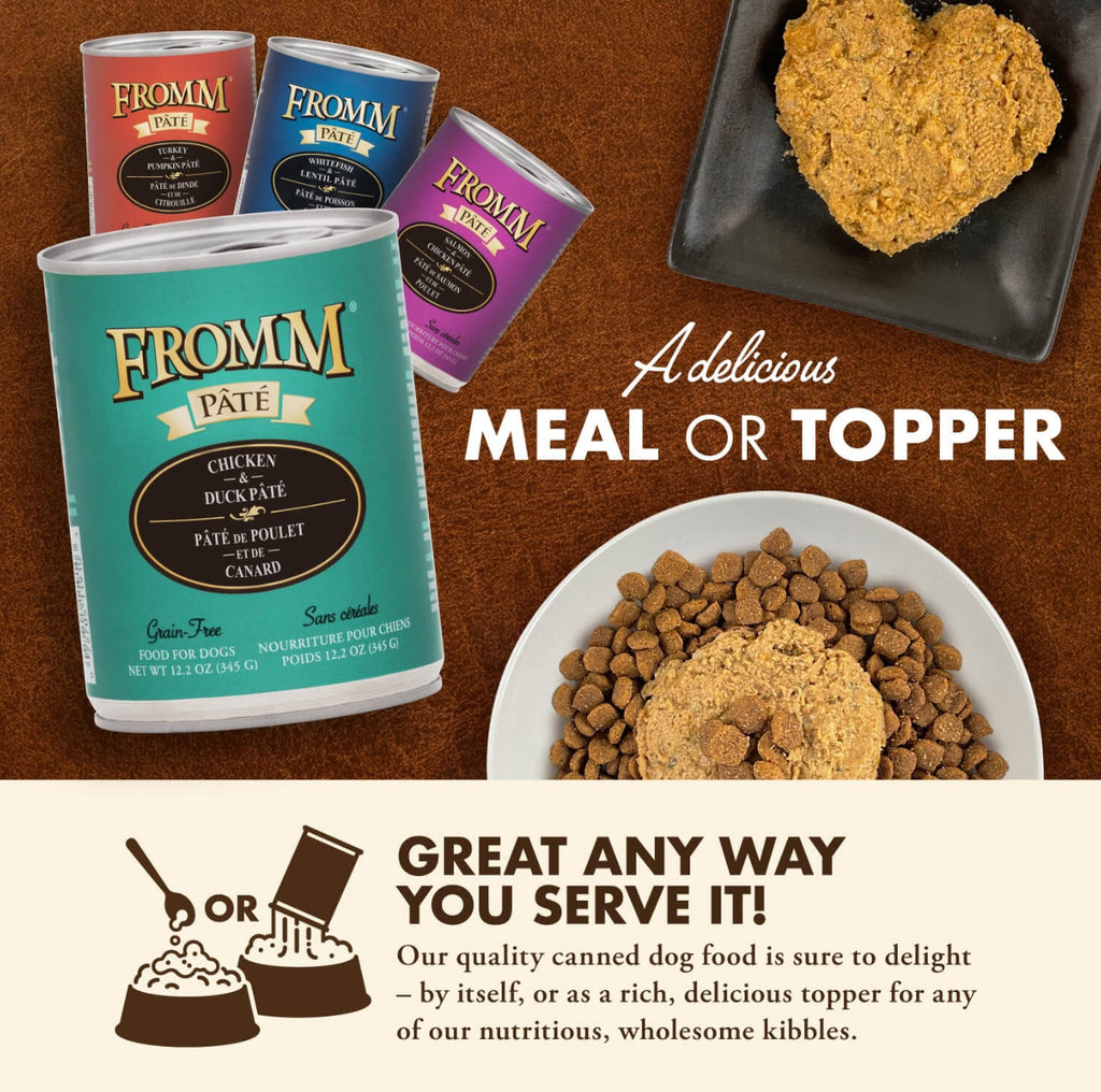Fromm Chicken & Duck Pâté Canned Food for Dogs