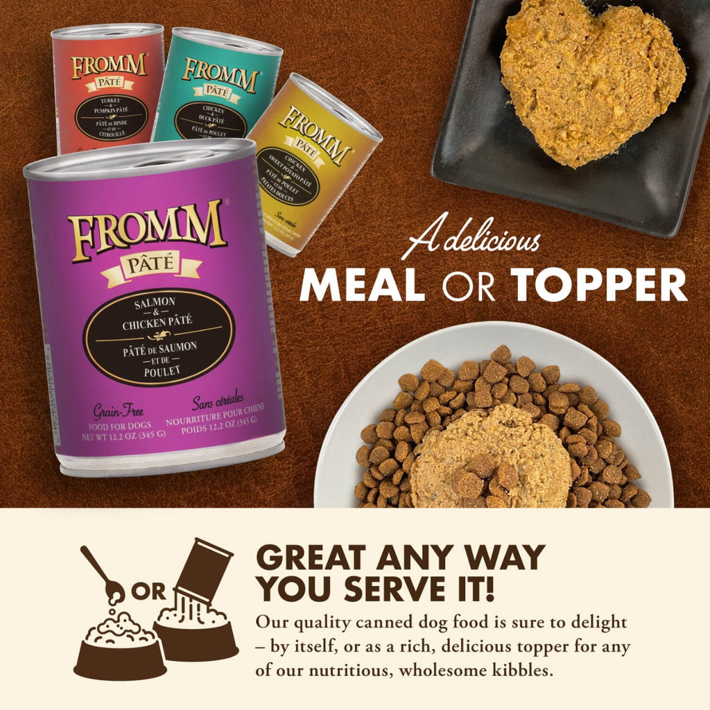 Fromm Salmon & Chicken Pâté Canned Food for Dogs