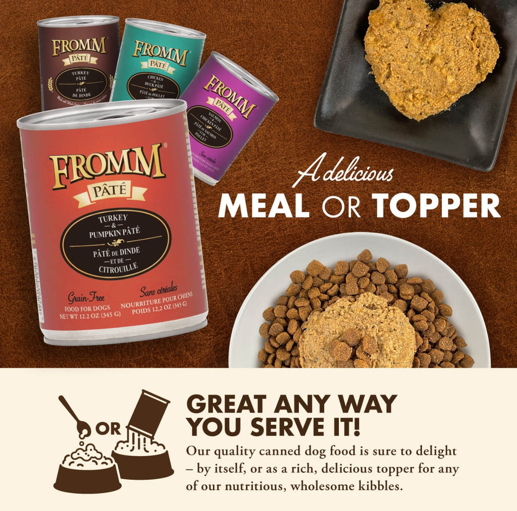 Fromm Turkey & Pumpkin Pâté Canned Food for Dogs