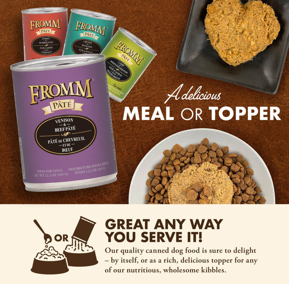 Fromm Venison & Beef Pâté Canned Food for Dogs