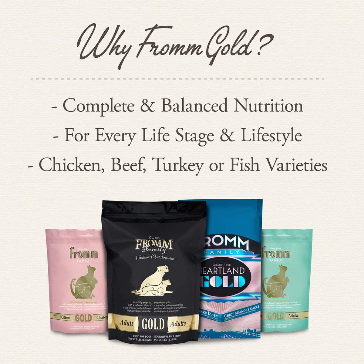 Fromm Reduced Activity & Senior Gold Food for Dogs