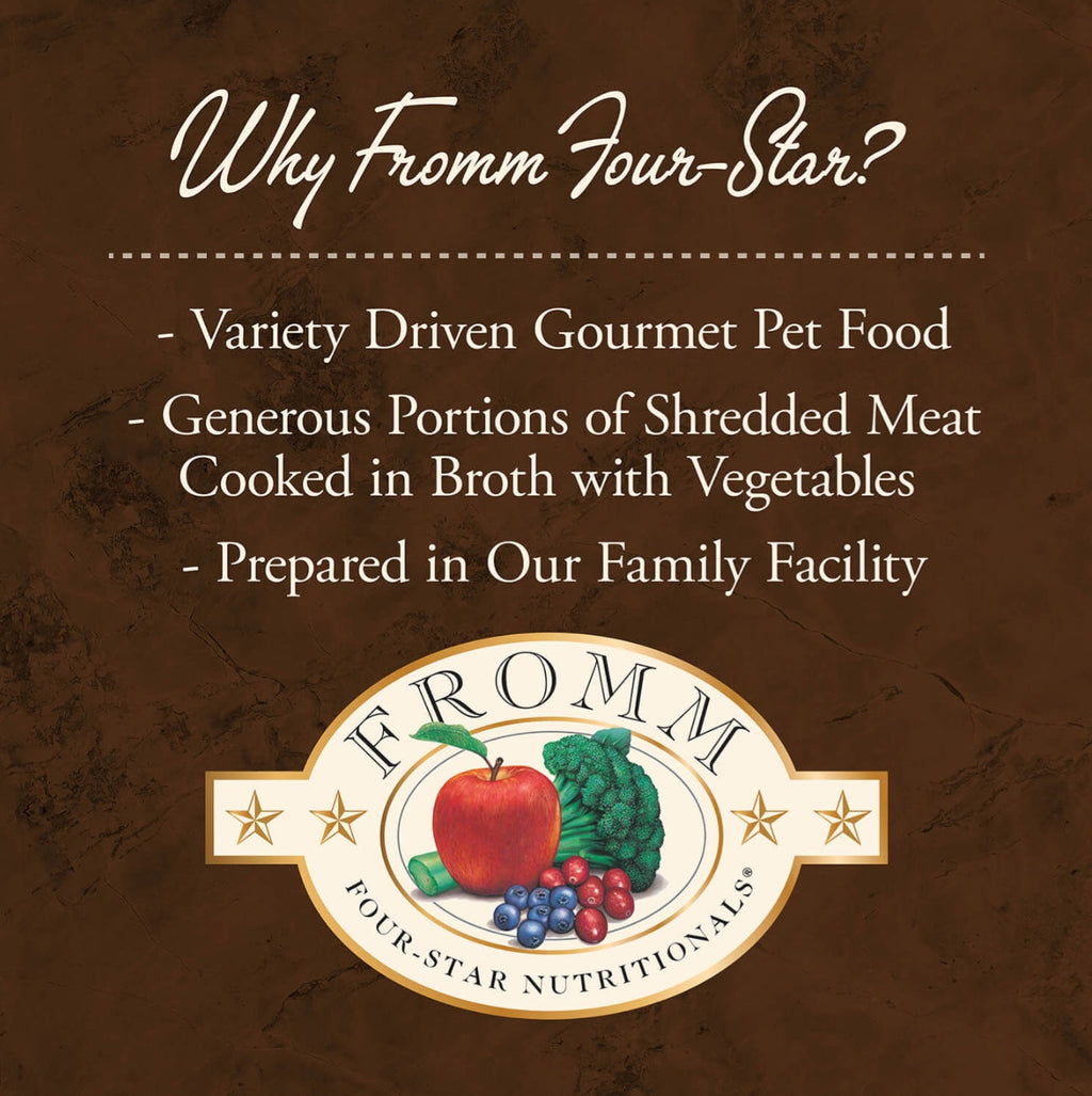 Fromm Four-Star Nutritionals Shredded Beef in Gravy Entree Food for Dogs