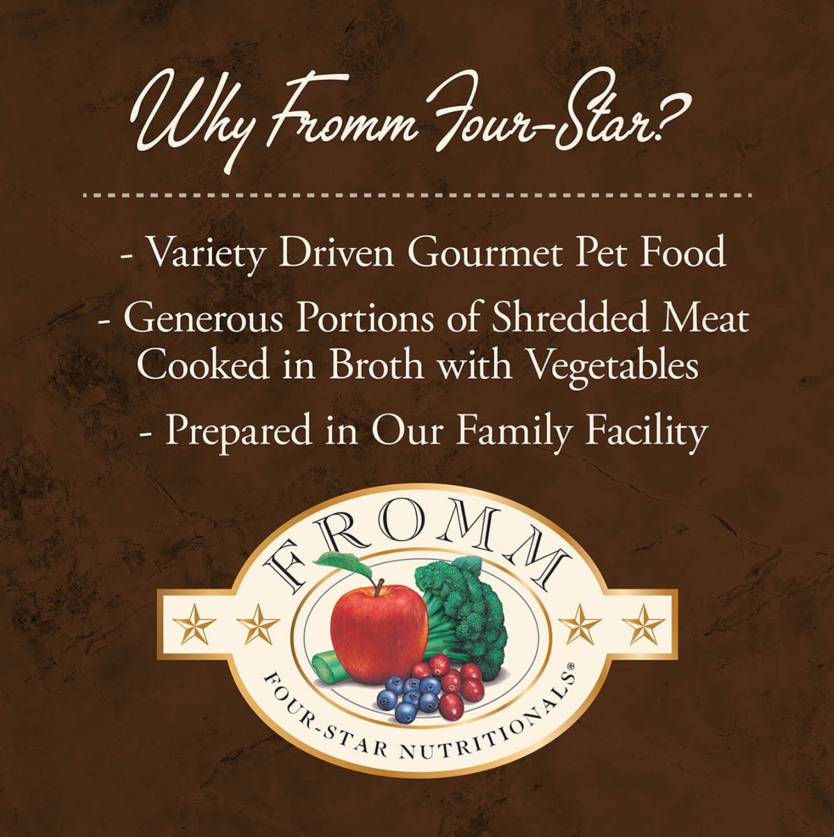 Fromm Four-Star Nutritionals Shredded Beef in Gravy Entree Food for Dogs