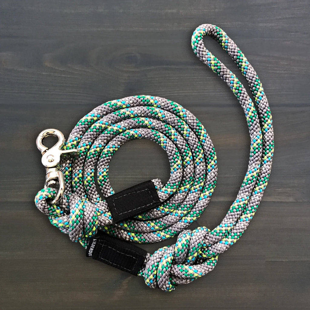 Wilderdog Quick Clip Reflective Dog Rope Leash, Alpine