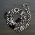 Wilderdog Small Carabiner Dog Leash, Black & White