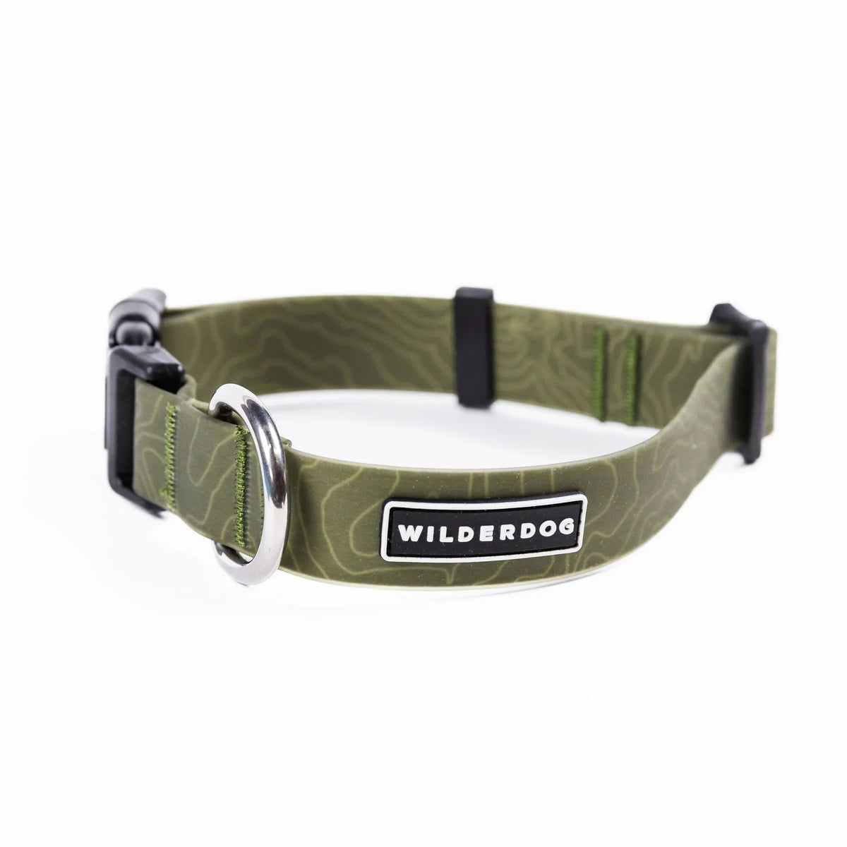 Wilderdog Waterproof Dog Collar, Olive