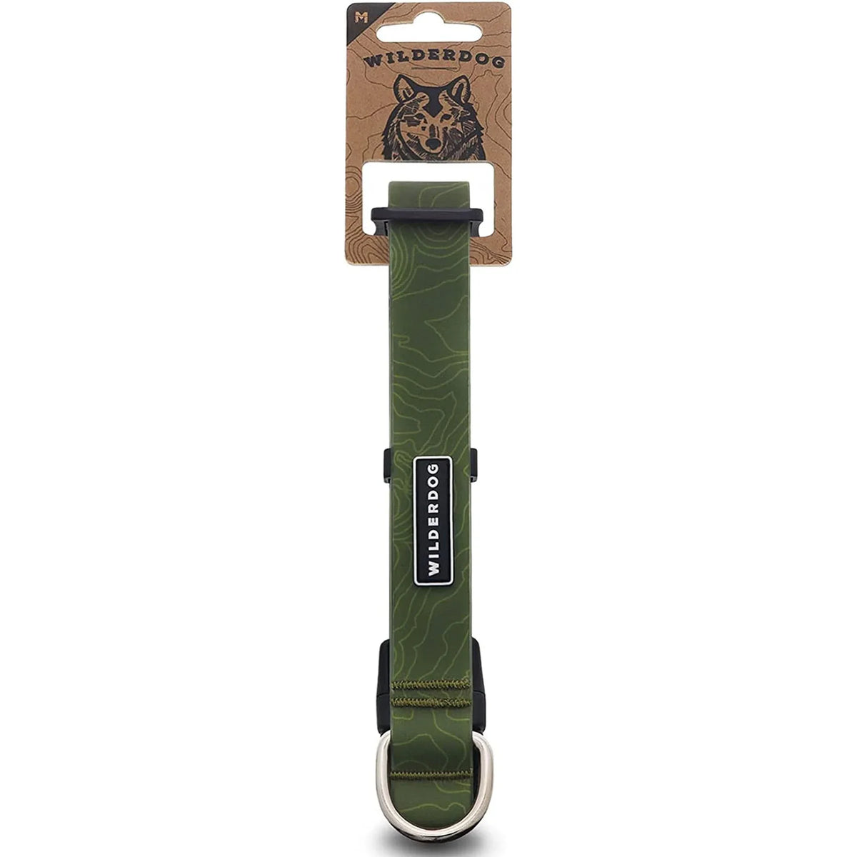 Wilderdog Waterproof Dog Collar, Olive