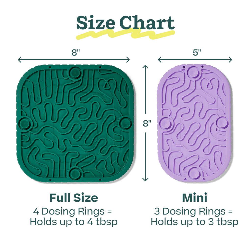 Woof Flipmat Dualsided Lickmat Mini