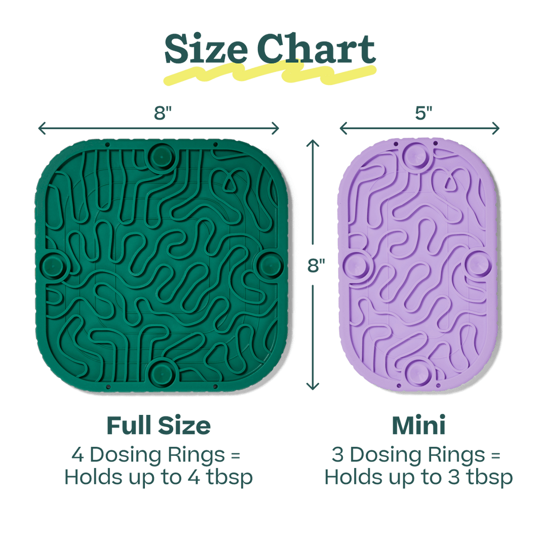Woof Flipmat Dualsided Lickmat Mini