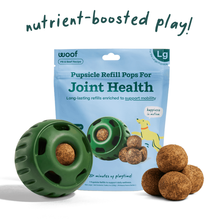 Woof Pupsicle Hip & joint Pops Recipe Dog Treat