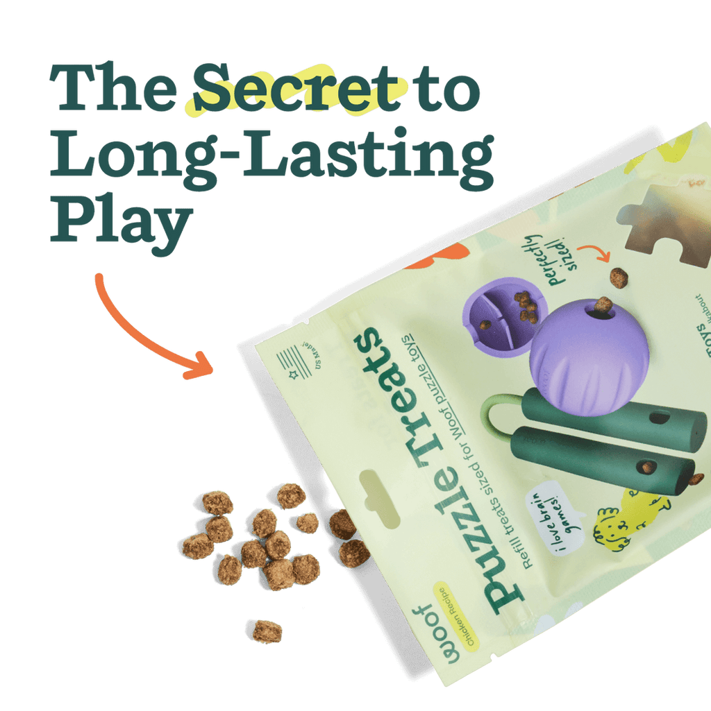 Woof Training and Puzzle Treat Refill Dog Treats