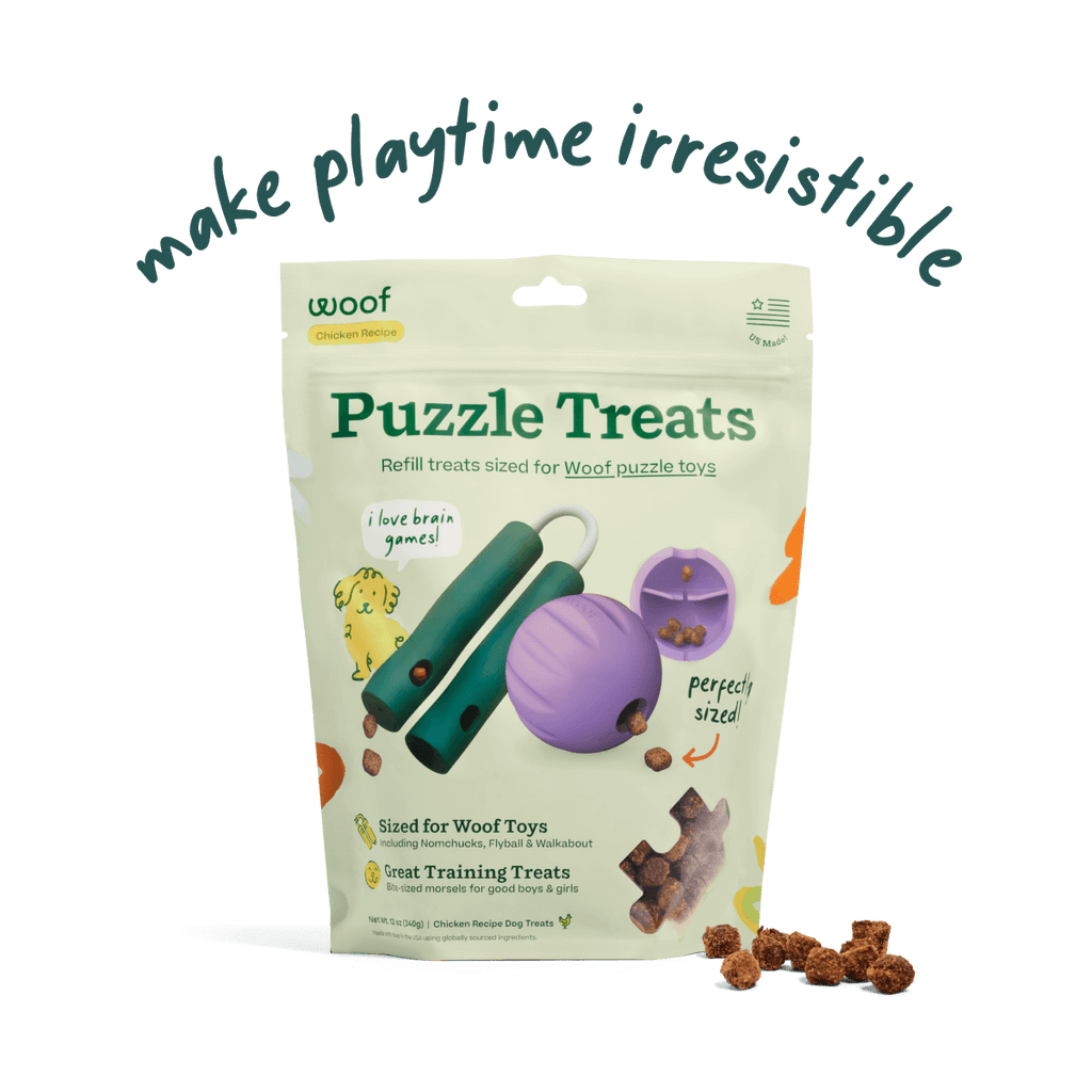 Woof Training and Puzzle Treat Refill Dog Treats