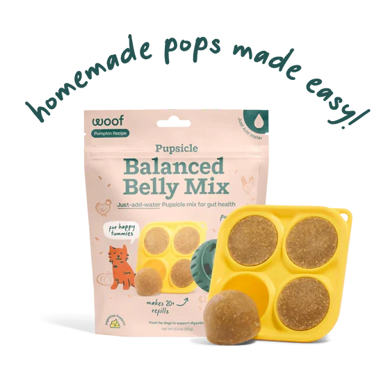 Woof Balanced Belly Pupsicle Mix Lickable Dog Treats